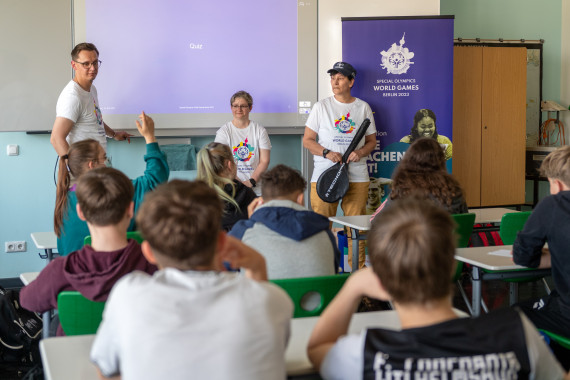 Athlet*innen in der Schule