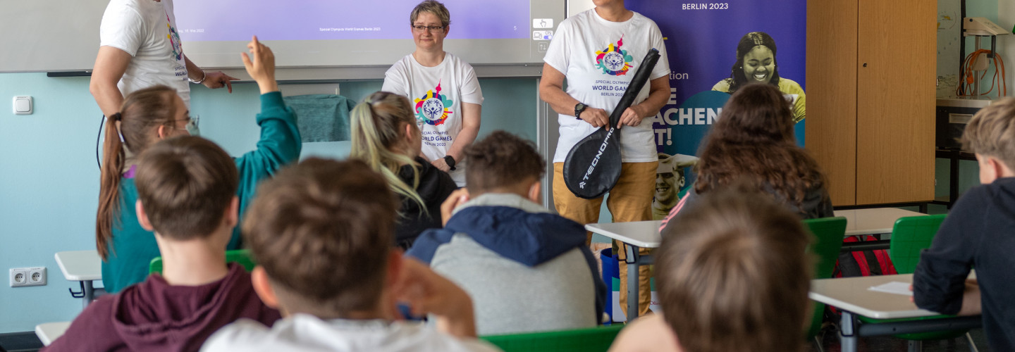 Athlet*innen in der Schule