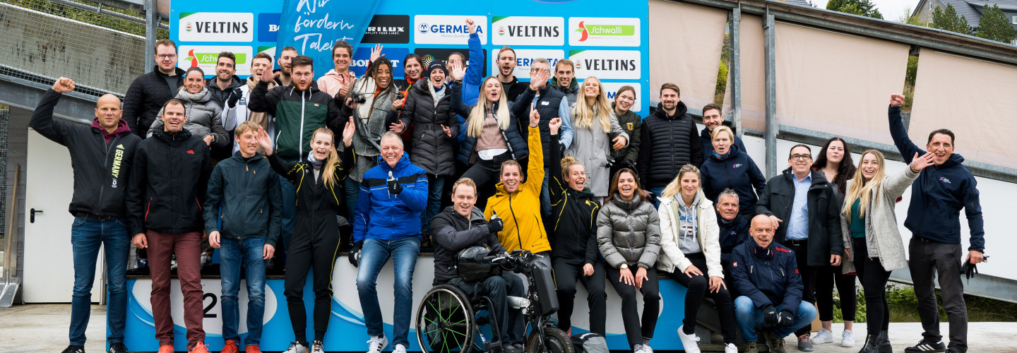 Die Teilnehmer beim Alumni-Event der Sportstiftung NRW in Winterberg
