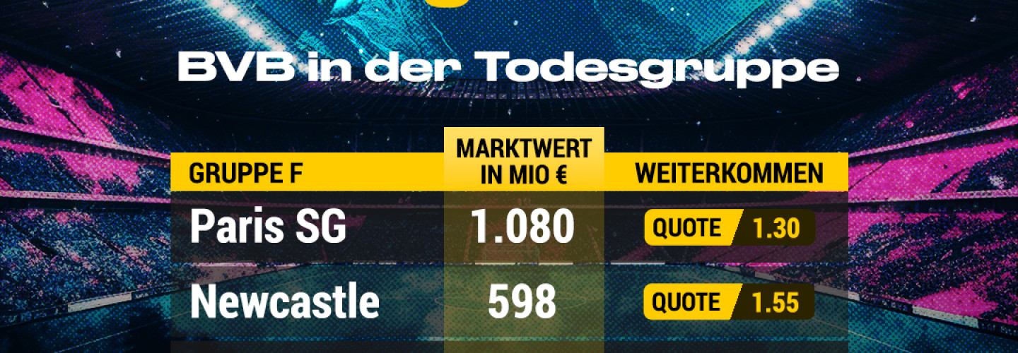 BVB in der Todesgruppe