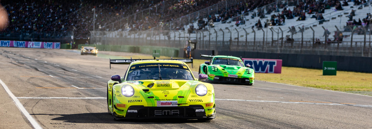 Besonderer Moment- Manthey EMA feierte erstmals einen Doppelsieg in der DTM