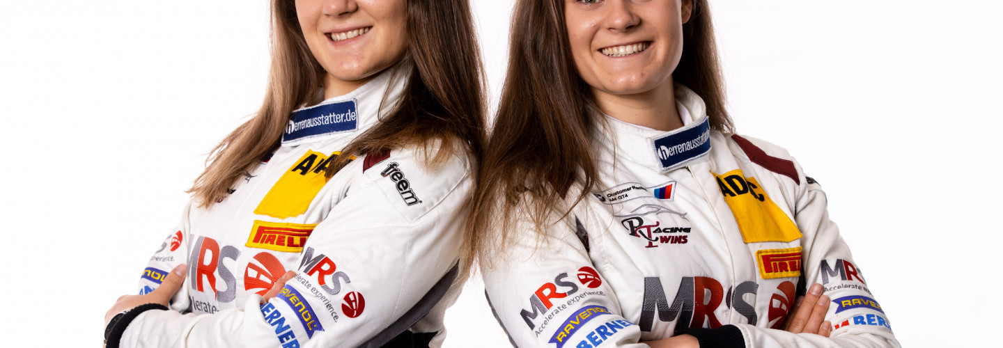 Die Racing Twins: Jacqueline Kreutzpointner (li.) und Alesia Kreutzpointner