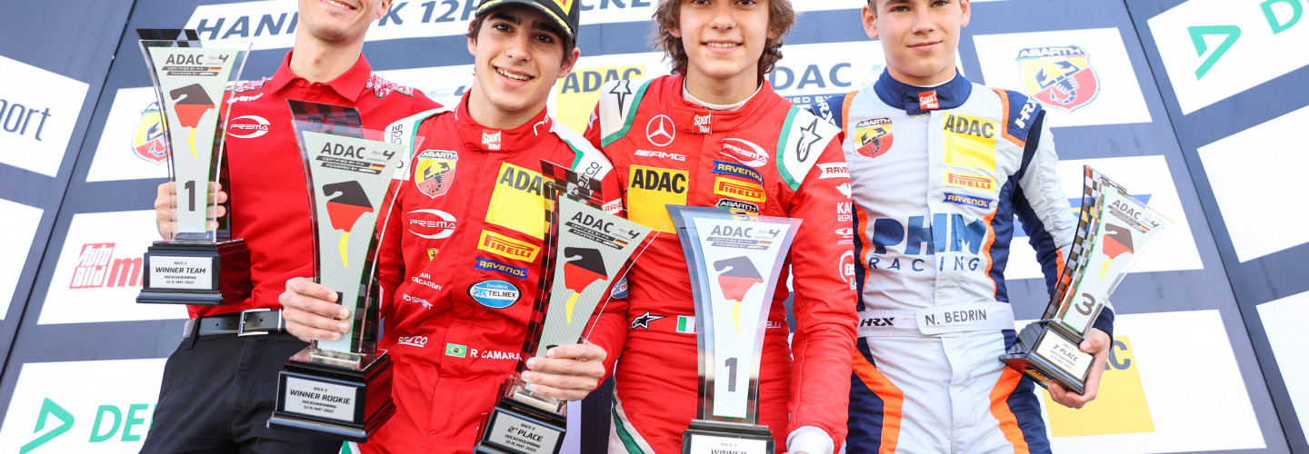 Freudige Gesichter nach dem ersten Rennen am Sonntag