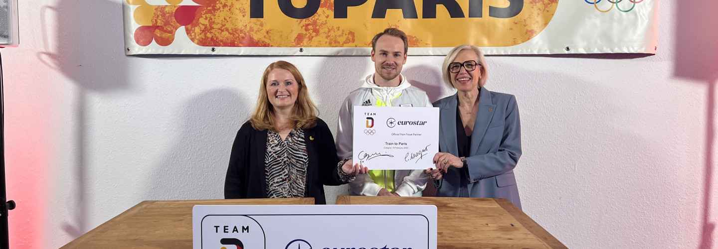 Vertrag mit Eurostar: Team Deutschland nachhaltig nach Paris