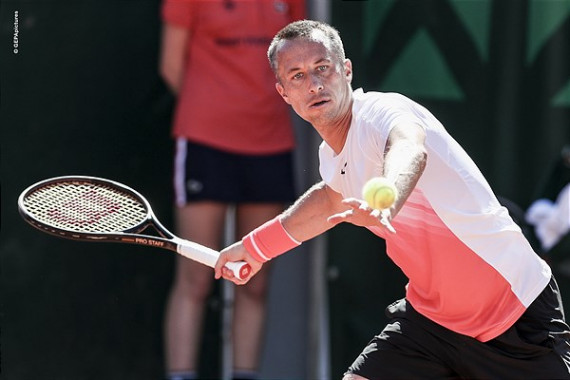 Aufschlag für Philipp Kohlschreiber bei den European Open in Hamburg