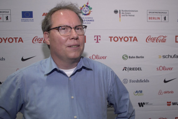 Im Interview spricht Carsten Kranz, Chief Operating Officer bei den Special Olympics, u.a. über seine bisherigen Eindrücke von den Spielen in Berlin aus organisatorischer Sicht.