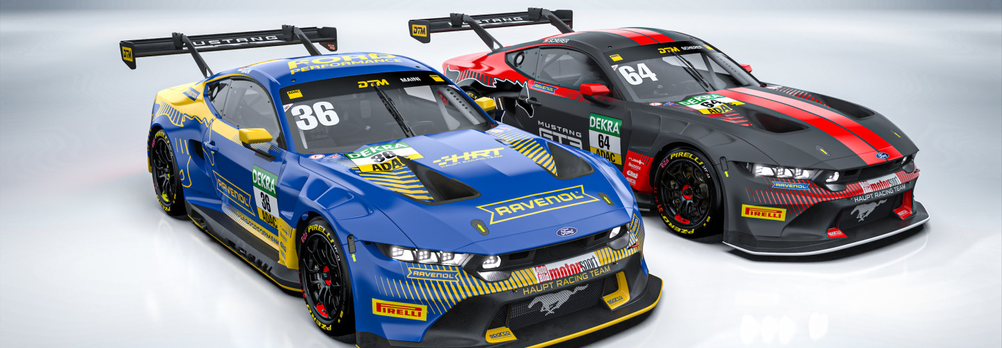 HRT Ford Performance startet in der DTM mit zwei Mustang GT3 an