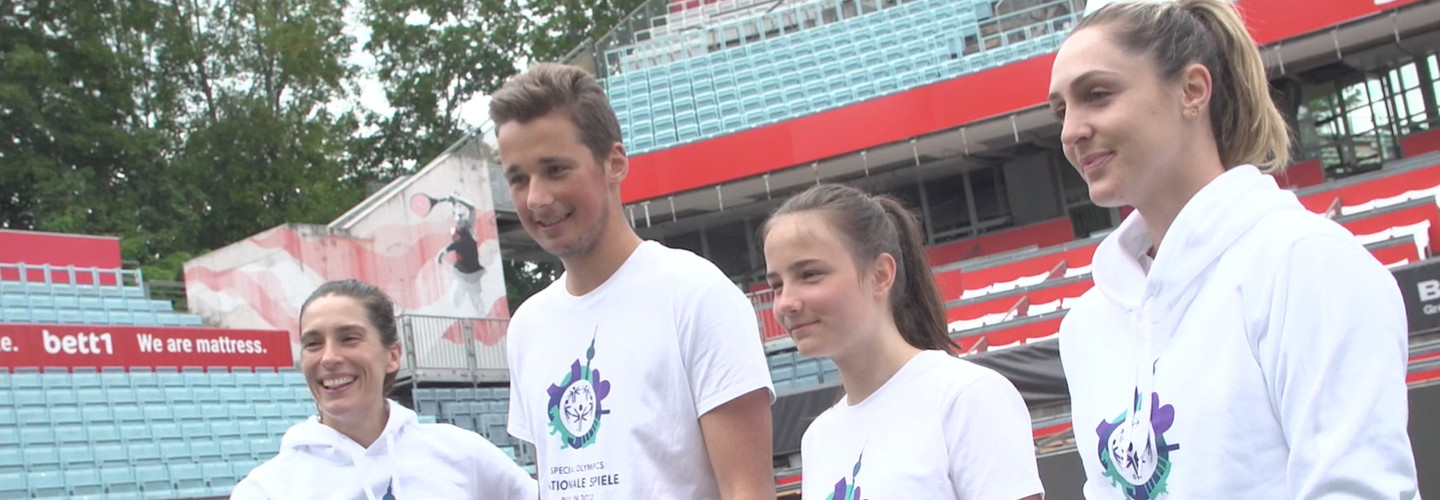 Zusammen unschlagbar: Inklusives Doppel von Special Olympics und der WTA