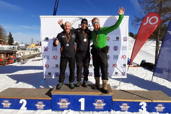 Freude bei der Siegerehrung: Nicole Grimm, Reinhold Haibel und Andreas Fischer (v.l.n.r.)