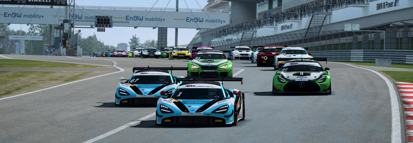 Die ADAC GT Masters eSports Championship startet auf dem Nürburgring