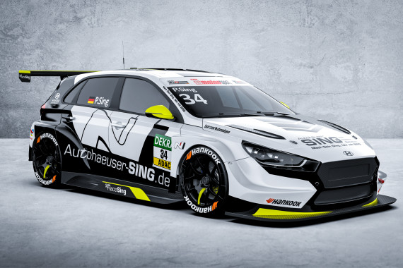 Der RaceSing-Rennwagen für die neue Saison