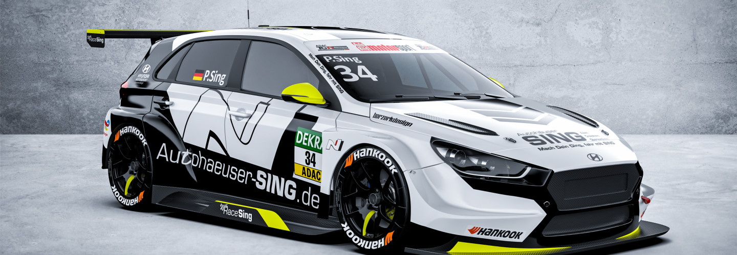 Der RaceSing-Rennwagen für die neue Saison