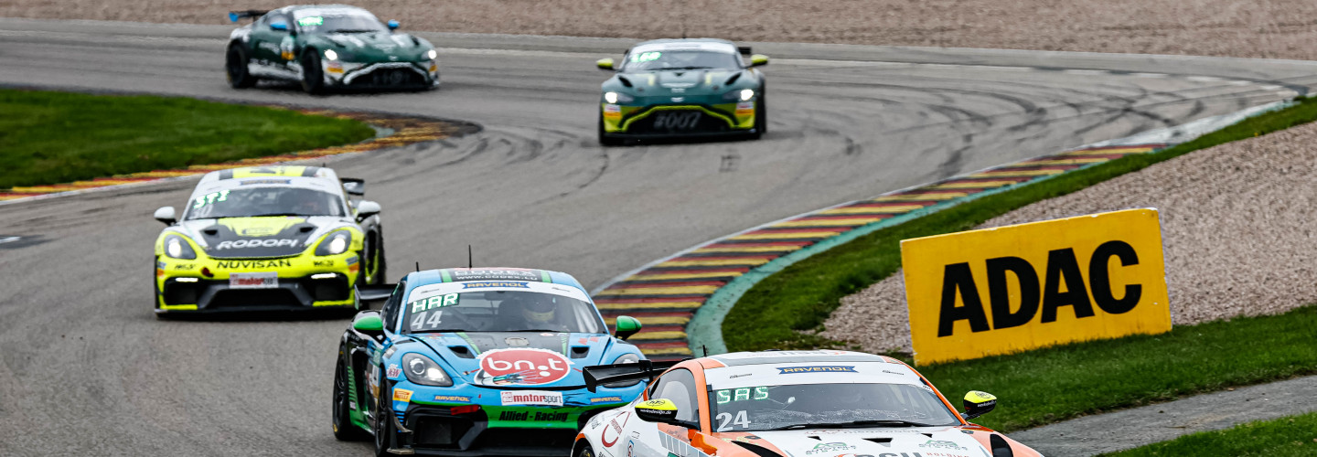 Siegerauto auf dem Sachsenring: Der Aston Martin Vantage GT4 von Prosport Racing