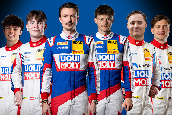 Mit diesen sechs Piloten startet das Liqui Moly Team Engstler Motorsport 2026 im ADAC GT Masters