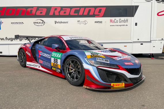 Der Honda NSX GT3 Evo debütiert im ADAC GT Masters 