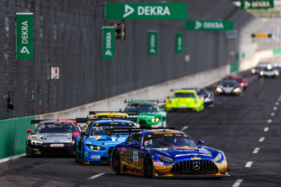 m Mercedes-AMG GT3 fuhr Maro Engel auf den zweiten Rang