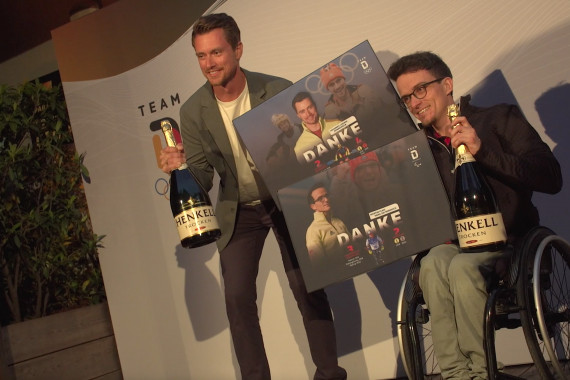 Team Deutschland feiert seine Helden aus Peking