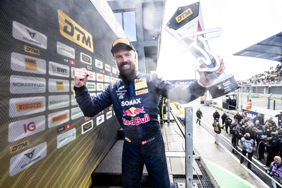Nicki Thiim feierte in Zandvoort sein erstes DTM-Podium für Abt Sportline