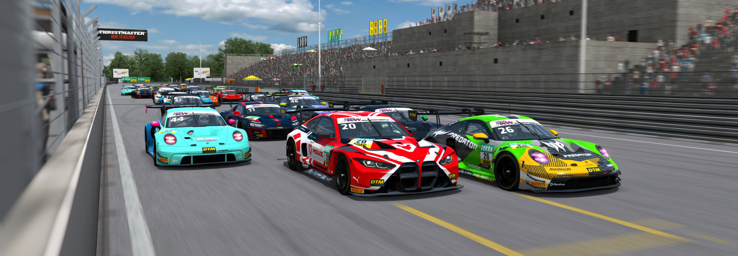 Die DTM eSports Championship startet auf dem Norisring in die Saison 2024