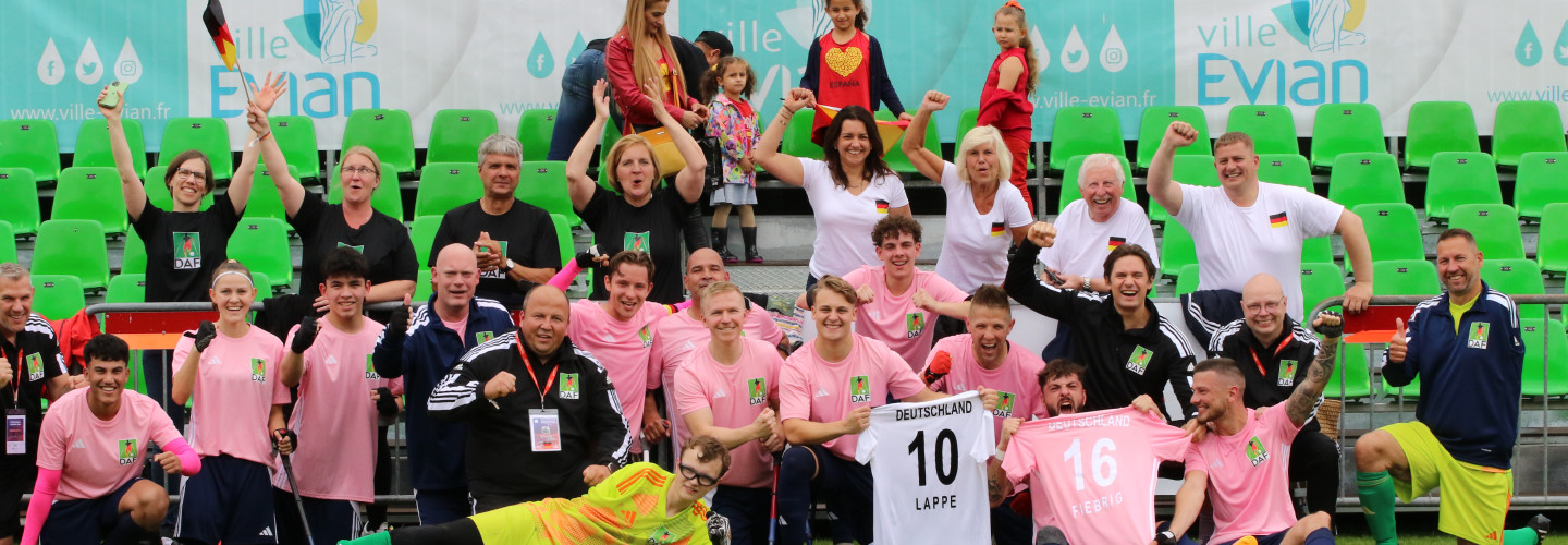 Mannschaftsfoto Amputierten-Fußball