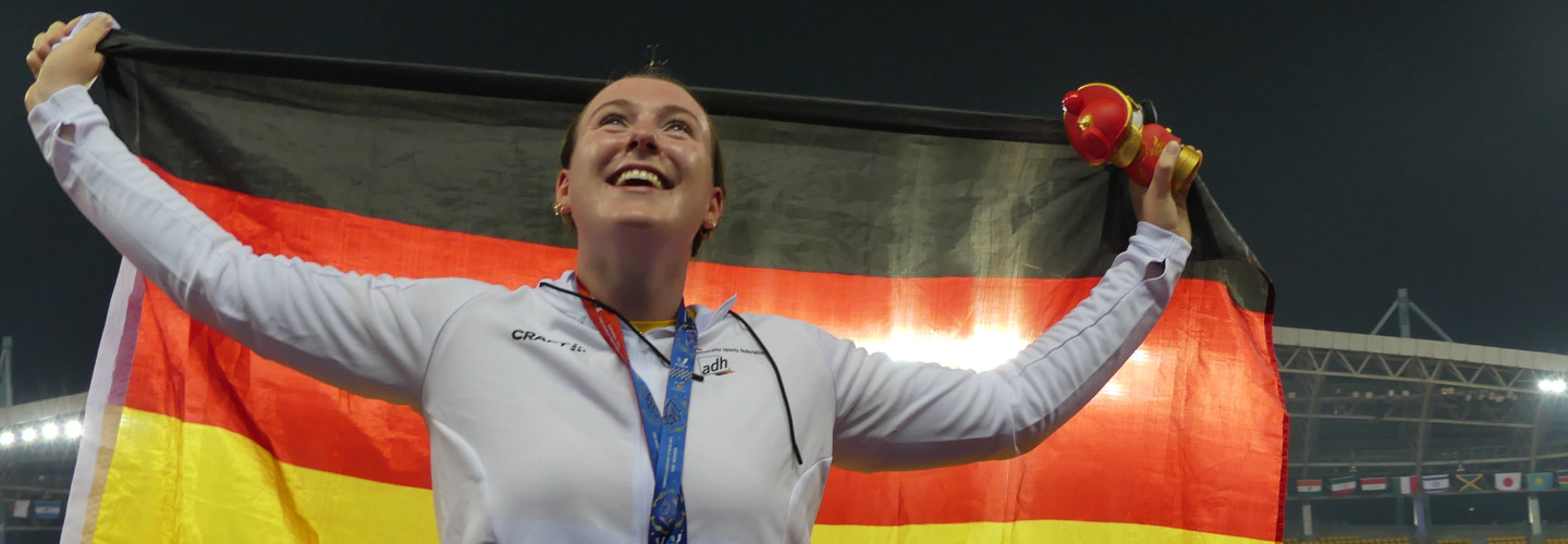 Gold für Antonia Kinzel im Diskuswurf