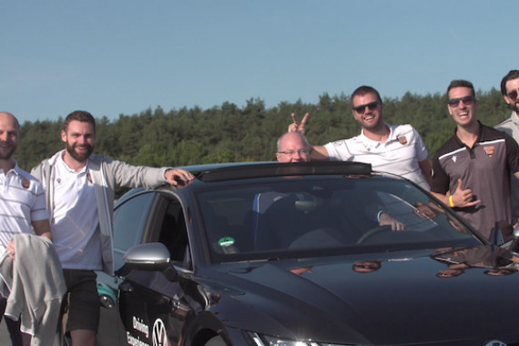 Schnittbilder von der Driving Experience des DEL-Vize-Meisters Grizzlys Wolfsburg im niedersächsischen Ehra.