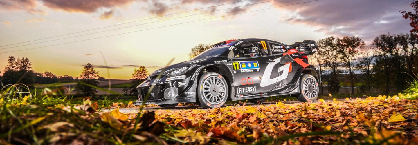 WM-Spitzenreiter Sébastien Ogier (Toyota GR Yaris Rally1) führt nach der ersten Etappe der Central European Rally das Klassement an