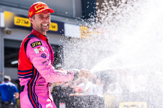 Ferrari-Fahrer Matteo Cairoli ist neuer Spitzenreiter der DTM