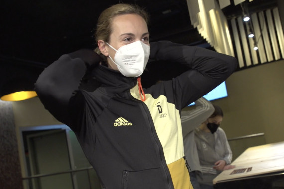 Schnittbilder von der Einkleidung von Alexandra Burghardt