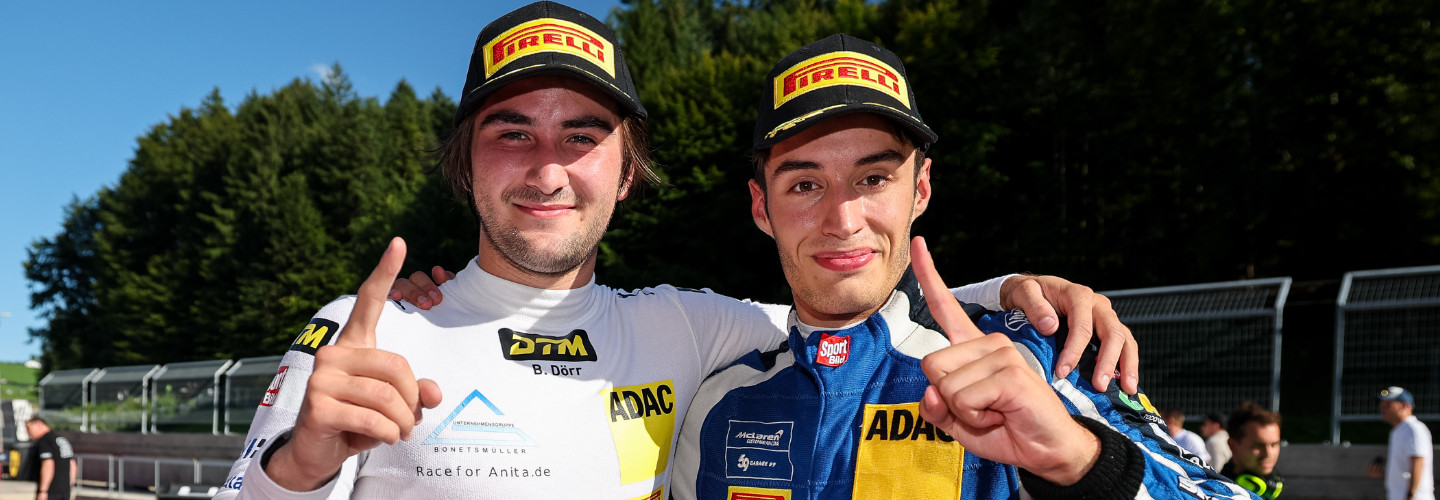 Ben Dörr und Guilherme de Oliveira strahlen nach ihrem Sieg