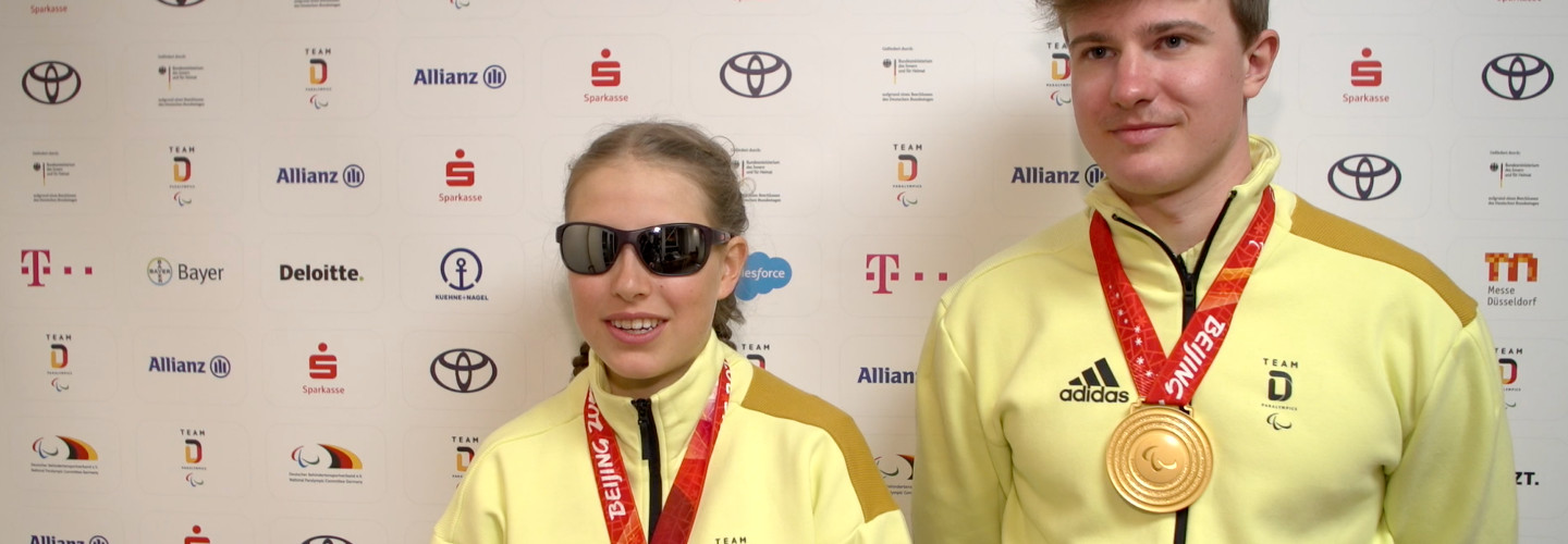 Linn Kazmaier und Florian Baumann