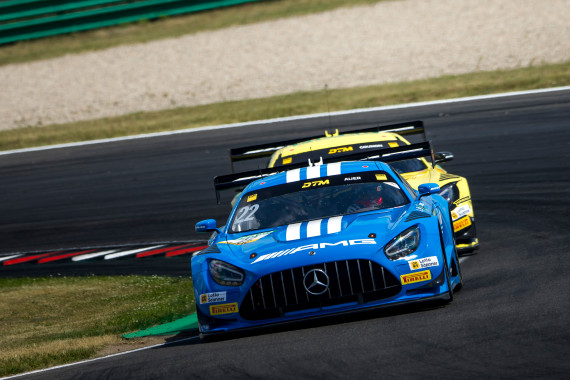 Lucas Auer platzierte seinen Mercedes-AMG GT3 auf Rang zwei