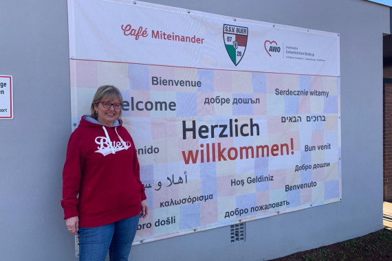 Andrea Weichert kümmert sich beim SSV Buer um Sponsoring und Öffentlichkeitsarbeit. 