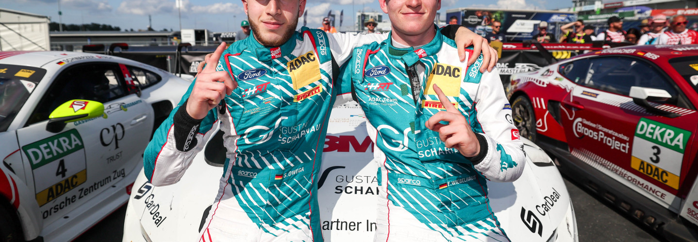 Salman Owega und Finn Wiebelhaus sind die neuen Tabellenführer des ADAC GT Masters