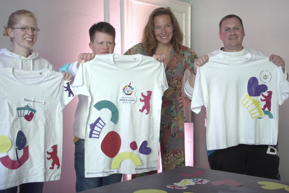 Bunt wie die Inklusion: Kreativ-Workshop mit Designerin Gockel und Special-Olympics-Athlet*innen