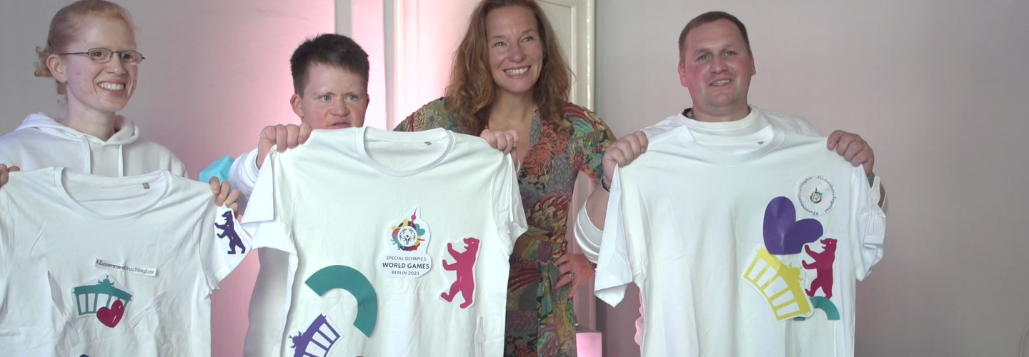 Kreativ-Workshop mit Designerin Gockel und Special-Olympics-Athlet*innen