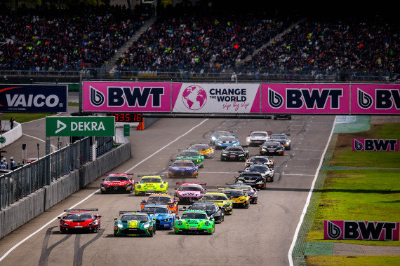 Aston-Martin-Fahrer Gilles Magnus begann das Rennen als Pole-Setter