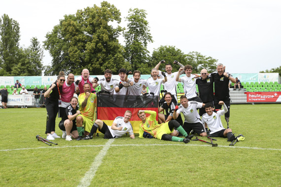 Mannschaftsfoto Amputierten-Fußball