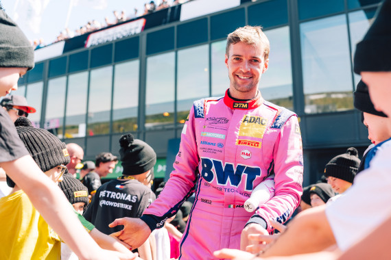 Der Italiener Matteo Cairoli bestreitet seine erste Saison in der DTM
