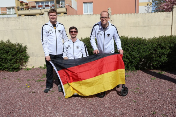 Indoor Para Skydiving - vl Jörg Schmidtke, Niko Johann, Nikolai Jaklitsch