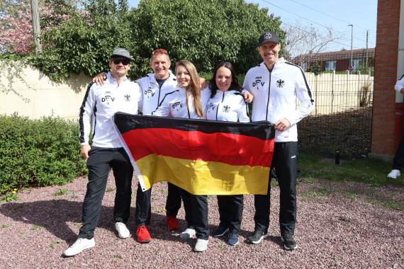 Aera Flystation: vl Alexander Prendinger, Thomas Spielvogel, Simone Kaster, Karin Bauch, Göran Meyer