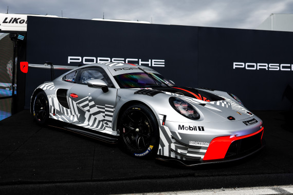 Die Evolution des Porsche 911 GT3 R kann 2026 in der DTM und im ADAC GT Masters eingesetzt werden