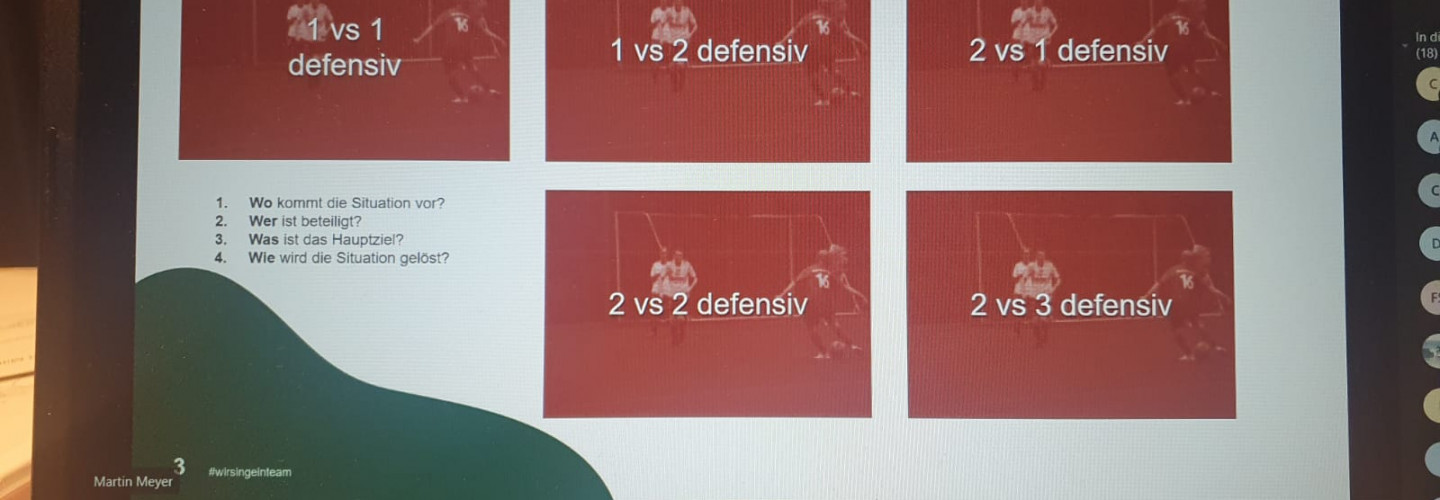 Ein digitaler Austausch bei Videokonferenzen war beim Moabiter FSV vor allem in Lockdown-Zeiten möglich.