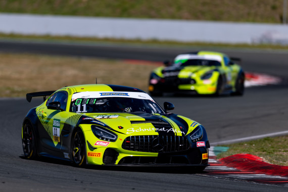 Die Bestzeit ging an einen Mercedes-AMG GT4 von SR Motorsport by Schnitzelalm