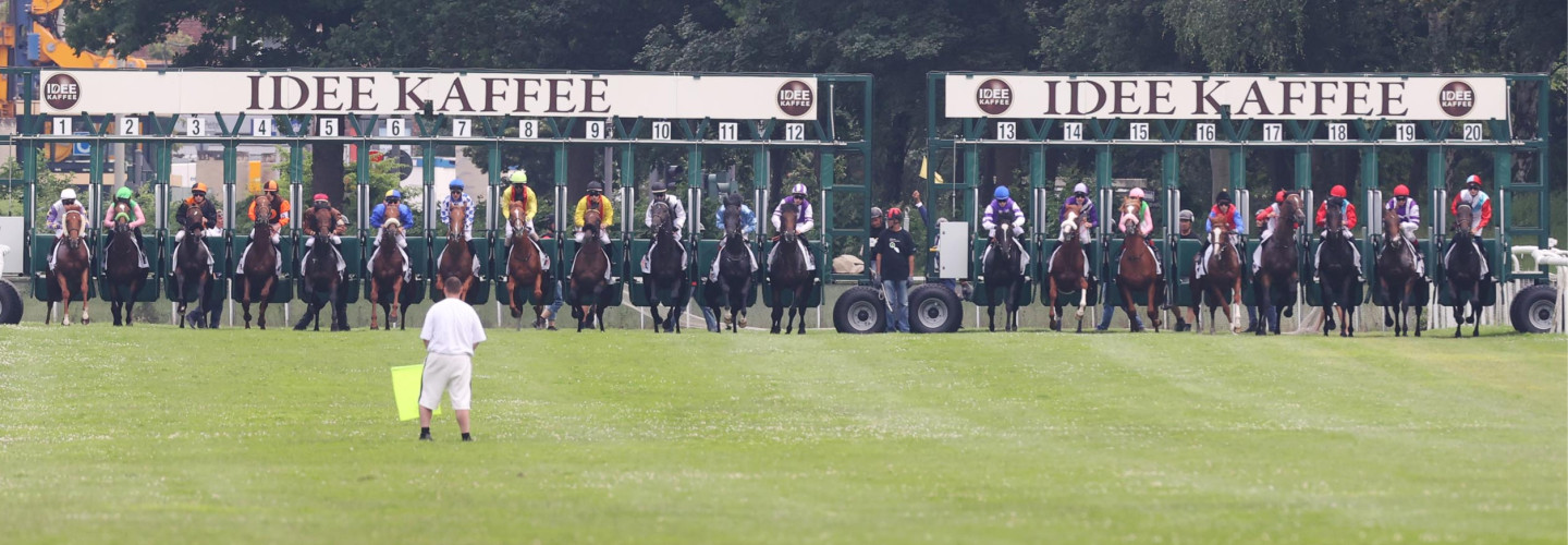 Start im IDEE 152. Deutschen Derby