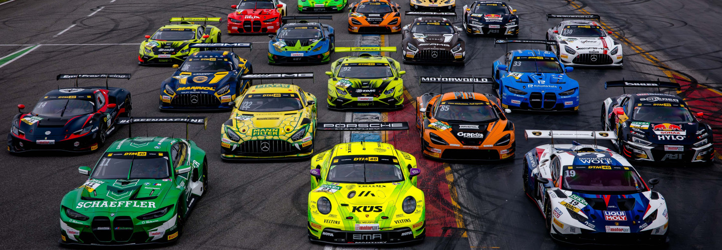 Elf Teams mit Fahrzeugen von sieben Herstellern bilden das Teilnehmerfeld der DTM 2024