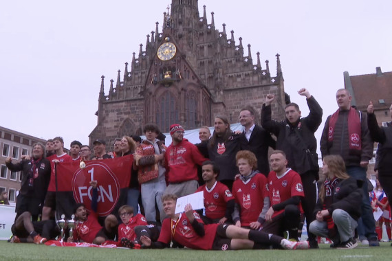 Schnittbilder des dritten Tags der Fußball-Inklusionstagen in Nürnberg.