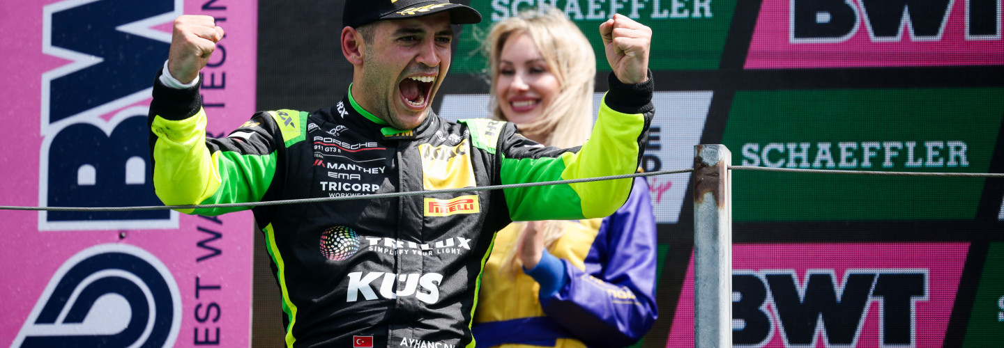 Porsche-Pilot Ayhancan Güven jubelte über seinen zweiten DTM-Sieg