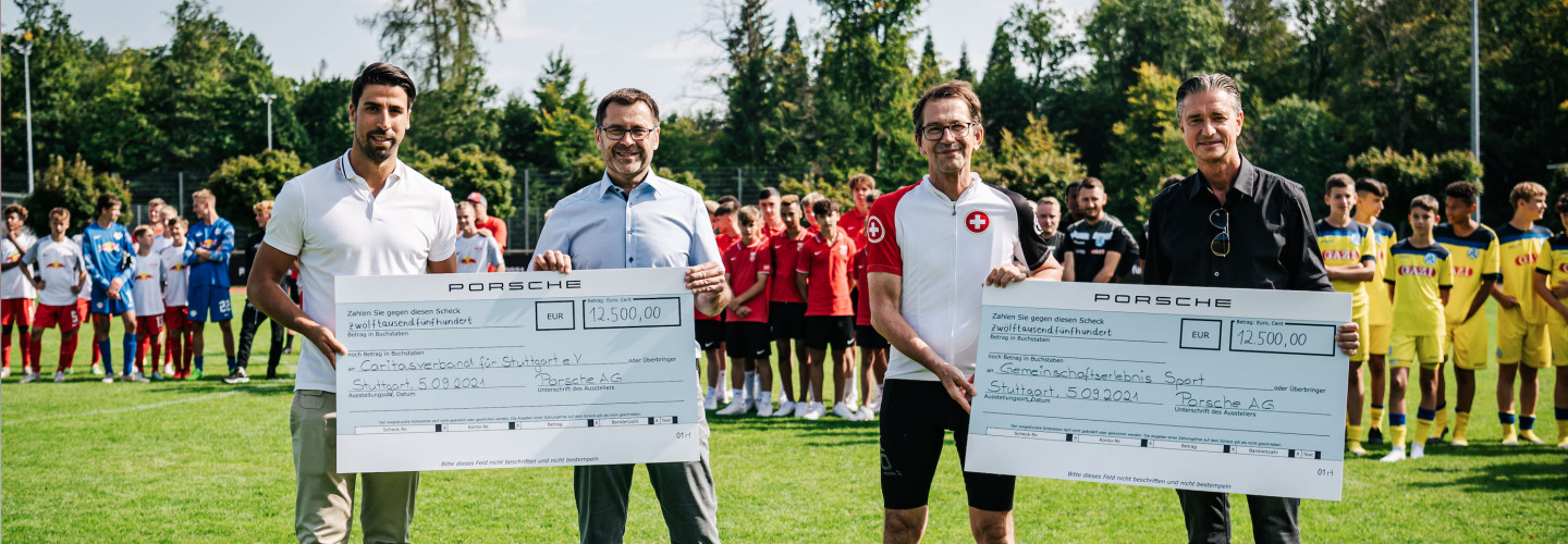 Porsche Fußball Cup 2021 Siegermannschaft RB Leipzig