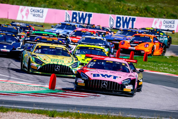 Lucas Auer ging von der Pole-Position aus ins DTM-Rennen